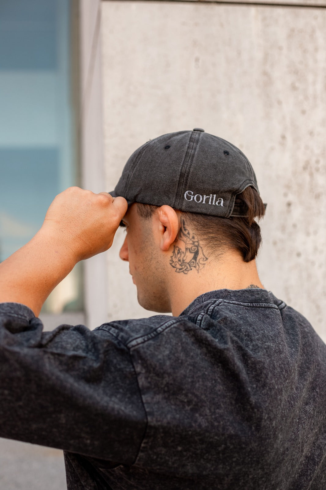 PROMO OVERSIZE MARRÓN +GORRO+BOLSA